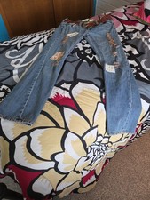 Vintage Girls Jeans With Belt