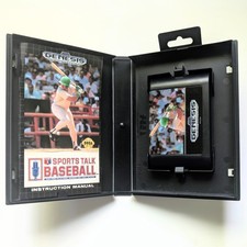Sports Talk Baseball (Sega Genesis 1992) CIB - Complete Game, Case, and Manual