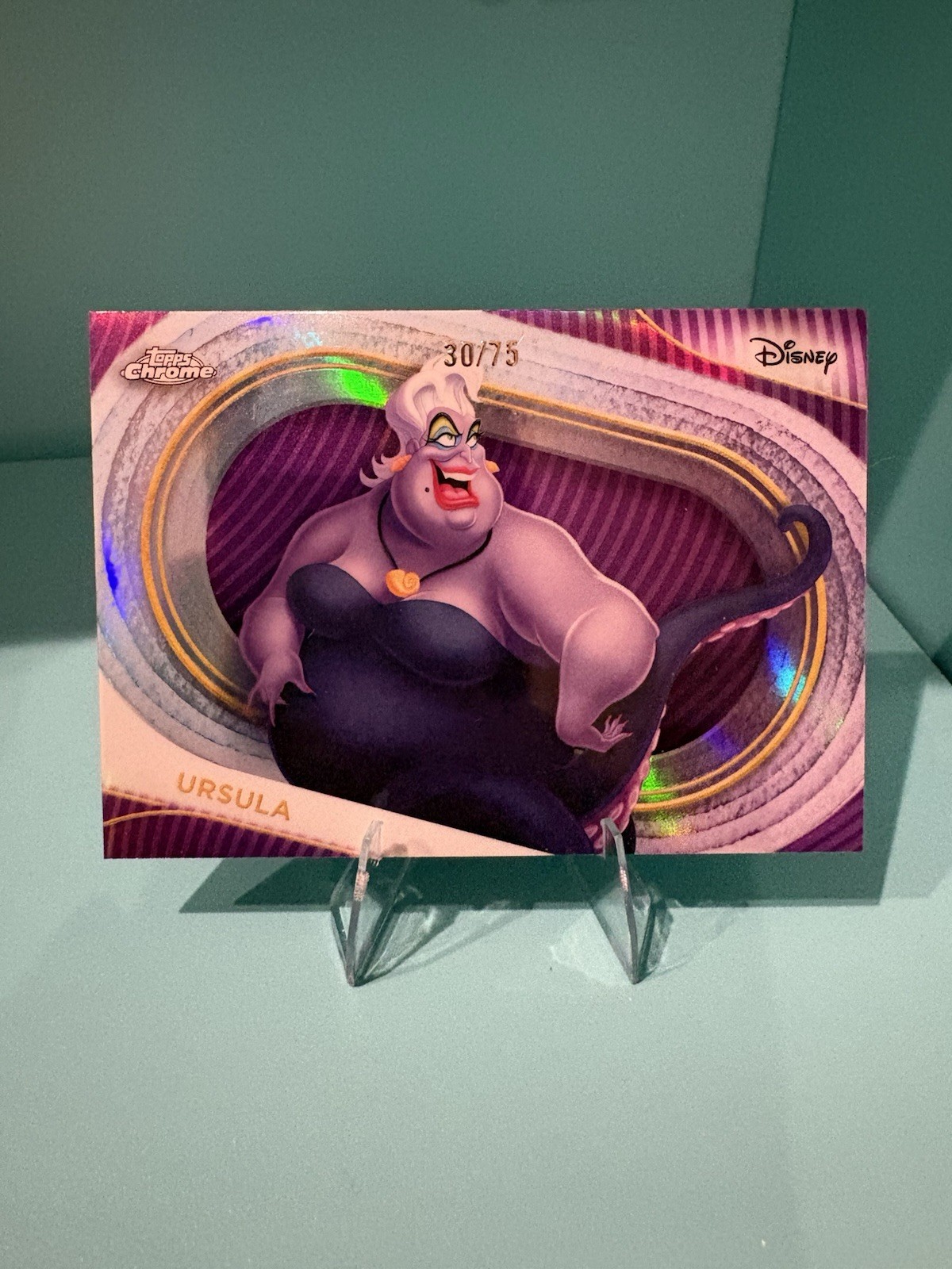Ursula 2025 Topps Chrome Disney #DI-29 Disney Icons Price Guide