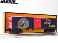 MTH RAILKING 2025 CHRISTMAS TRADITIONAL BOXCAR #2025 O GAUGE train 30-71235 NEW
