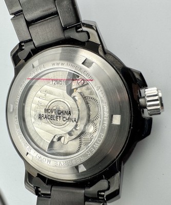 Timex Automatic Watch T2M516 6K Power Reserve Fly Back Date Black