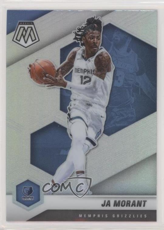 2020-21 Panini Mosaic Silver Prizm Ja Morant #40 3q6