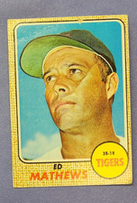 1968 Topps - Eddie Mathews #58 Poor Set filler HOF