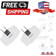 Outlet Wall Adapter, 2-Prong Swivel Ungrounded Indoor AC Mini Plug Wall Tap-W...