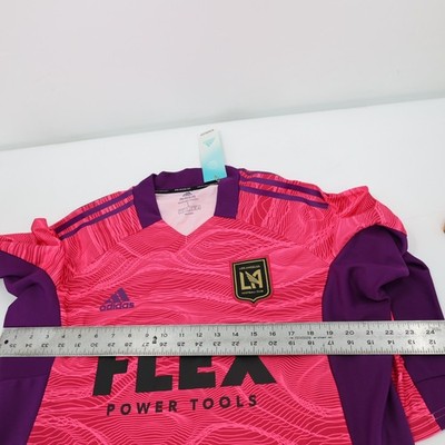 Adidas LAFC Los Angeles FC LS Goalkeeper Jersey Pink Men's Size