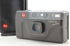 MINT /Case Leica Mini Elmar Black Point Shoot 35mm Film Camera From JAPAN