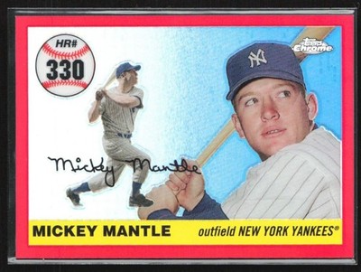 Mickey Mantle 2006 Topps Chrome Home Run History Red Refractor /99 #MHR330 New