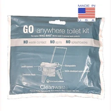 Cleanwaste GO Anywhere Toilet Waste Kits-12/Pack (D019W12 )