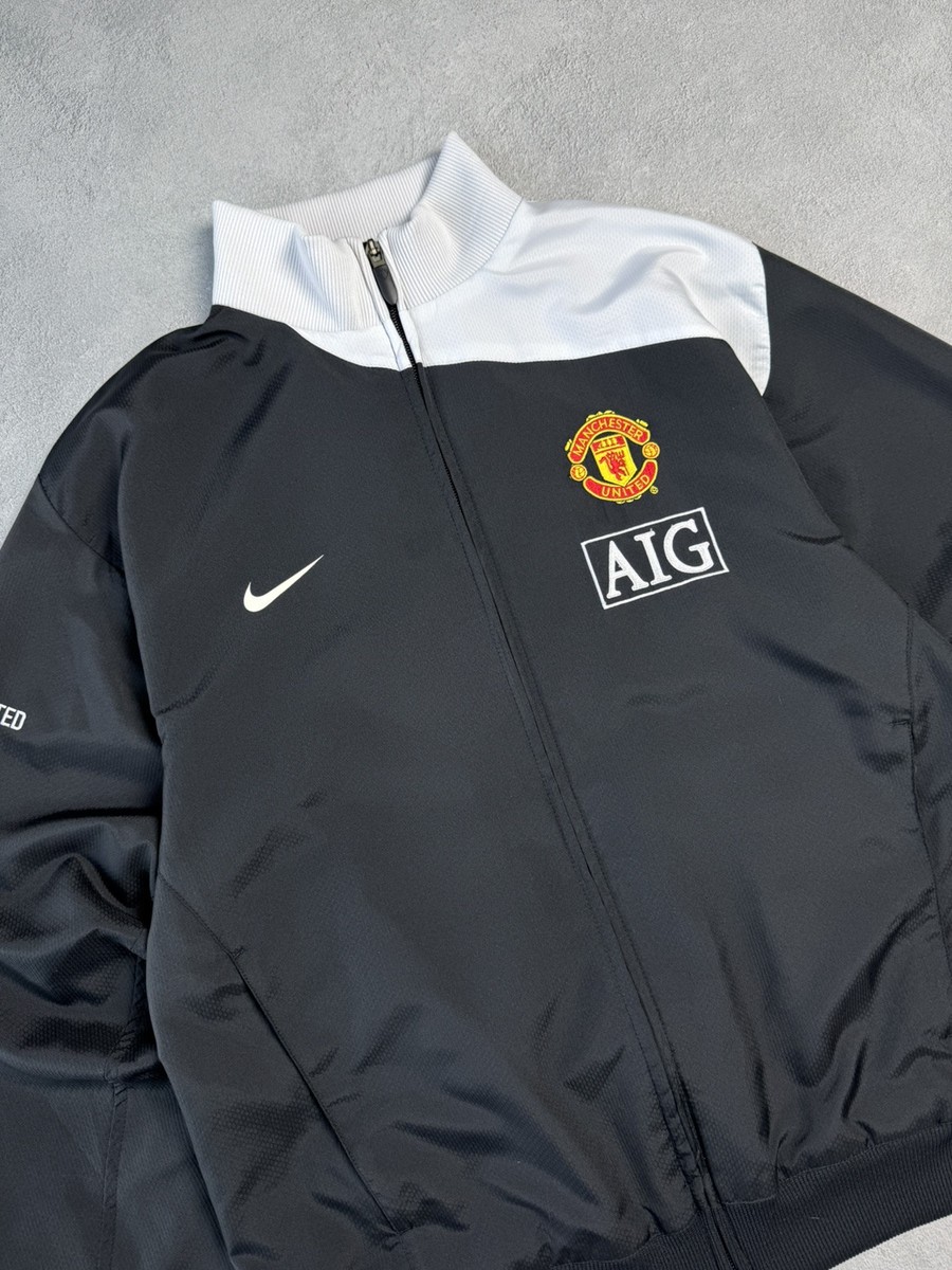 MANCHESTER UNITED 2008 2009 TRAINING FOOTBALL SOCCER TRACK JACKET