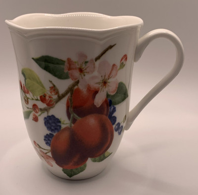 Lenox Orchard in Bloom Mug 6327801 Beautiful Floral Fruit Tea Coffee Hot Drink