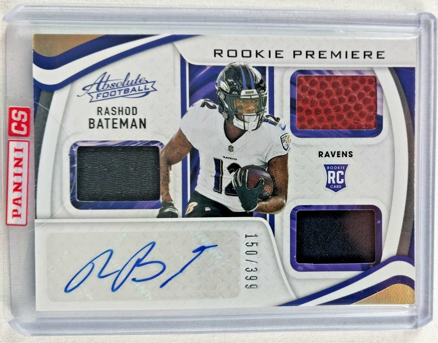 Rashod Bateman Panini Absolute #213 Autograph