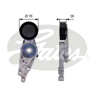 Tendicinghia multirighe T38151 GATES per AUDI VW SKODA