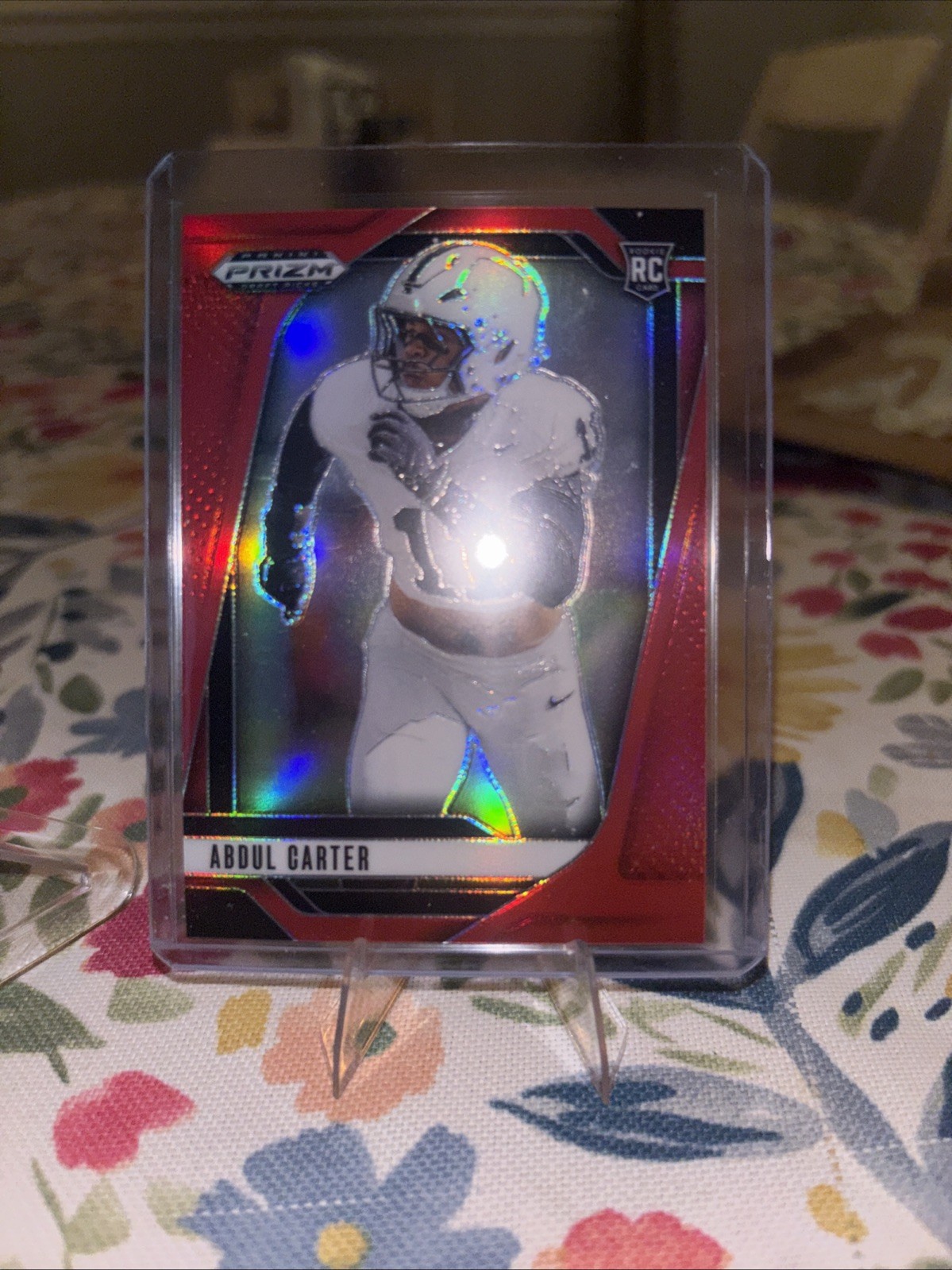 2025 Panini Prizm Draft Picks - Abdul Carter #102 Red Prizm /399 (RC)