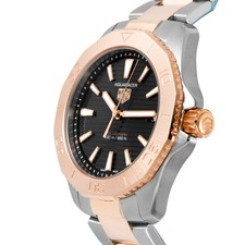 TAG HEUER WATCH AQUARACER PROFESSIONAL 200 SOLARGRAPH WBP1121.BB0003 SS/GP MEN'S 8