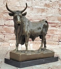 Signierte Original William Standing Bull Ein Picasso Tribute Bronze Skulptur