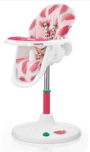 TRONA  BEBE 3 SIXTI COSATTO 6M+ seminueva color rosa fresa sandía seminueva