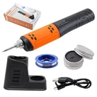 Cordless Soldering Iron Kit, LED Display, 392-842°F, 1 Tip, for DIY & Repairs US
