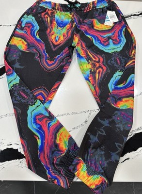 Fresh Prints of Bel-Air Marble Abstract Jogger Pants Multi Mens XL NWT