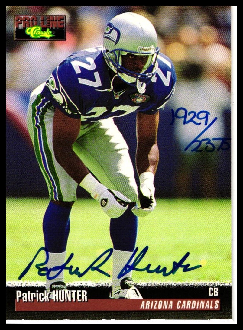1995 Pro Line #NNO Patrick Hunter Autographs #/2375
