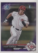 2017 Bowman Draft Chrome Purple Refractor /250 Stuart Fairchild #BDC-4 s3g