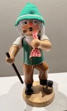 Vtg. Kathe Wohlfahrt Carved Wooden German Figure West Germany Rothenburg xmas
