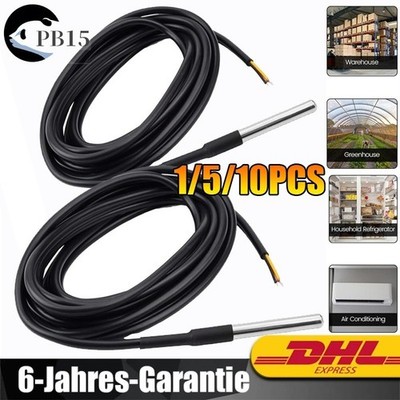 DS18B20 1M Kabel Digital Edelstahl Temperatursensor Für Arduino Und Raspberry Pi