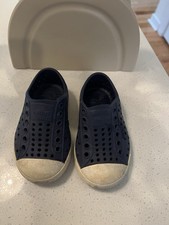 Native Shoes Kids C5 Jefferson Navy Waterproof Slip-on EVA Boy Toddler Sneakers