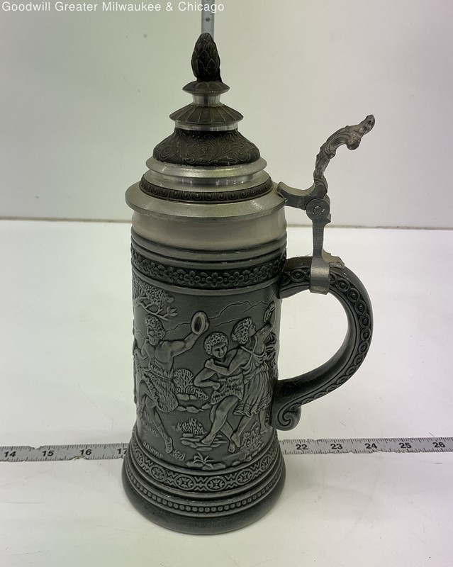 Vintage Lidded Beer Stein