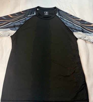 Liberty Imports Mens UV Short Sleeve Swim Shirt Rash Guard Size XL