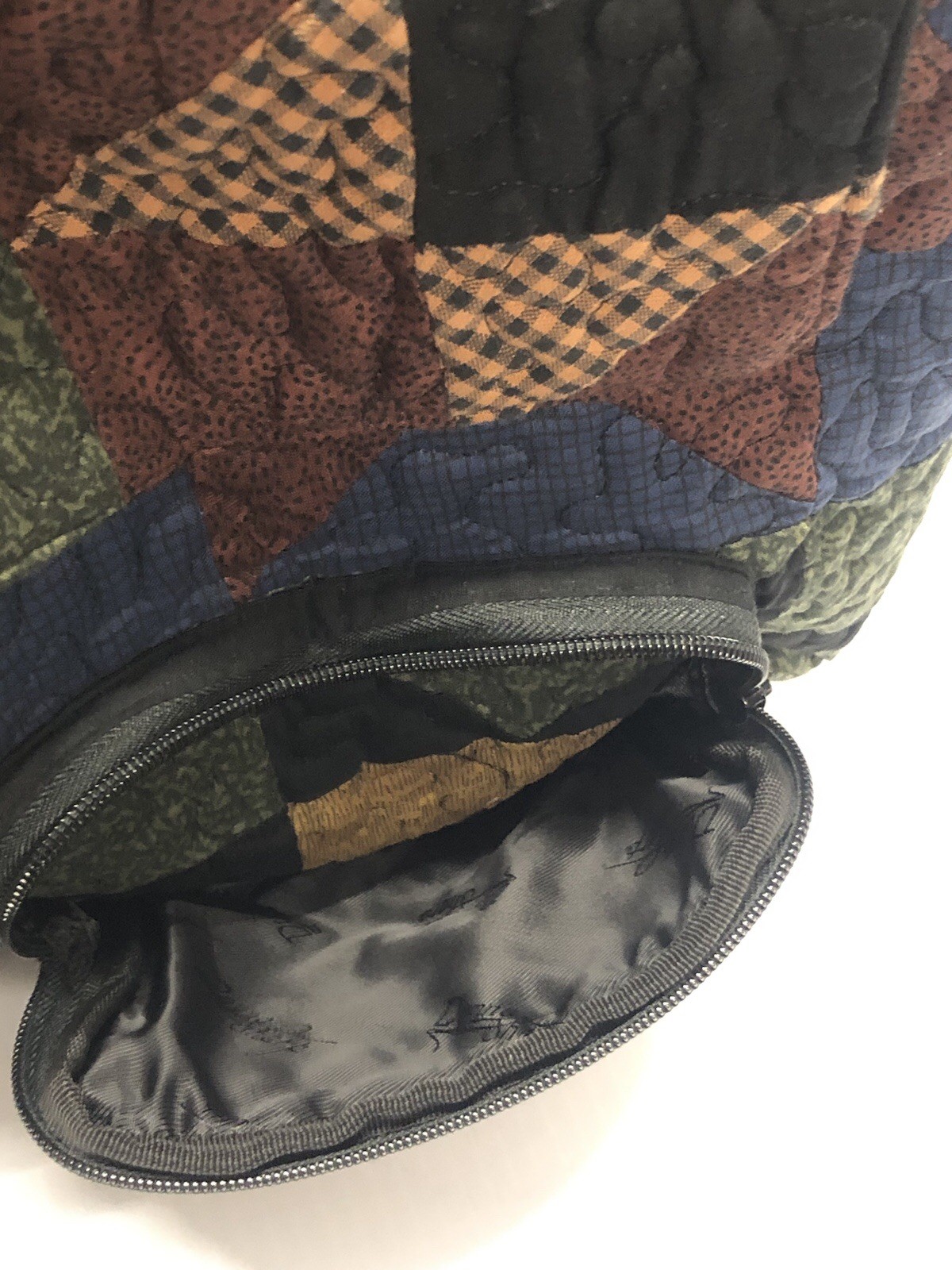 Quilted Patchwork Style Backpack/Purse Donna Sharp - image 5