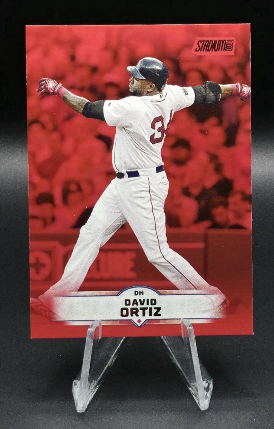 2025 Topps Stadium Club David Ortiz Red #69 Boston Red Sox 