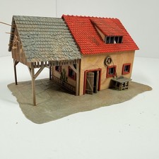 HO Scale Faller 276b Farmhouse & Barn Built