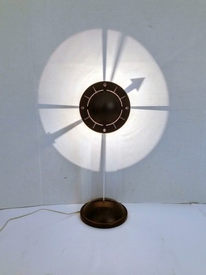 Vintage Time Vision Projection Analog Shadow Clock Lamp - Tested & Working