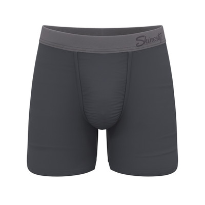 Slate Expectations: Grey Tonal Ball Hammock  Pouch Boxer Briefs