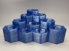 Blue Display for Marbles - For 5/8" - .72 Marbles - Lot 8038