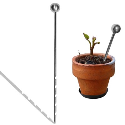 14'' Soil Probe for House Plants Stainless Steel Garden Soil Sample Probe No B...