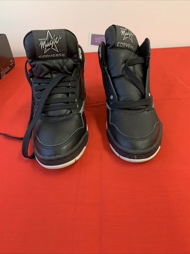 NEU 1980er Converse Magic Johnson Triple Double Sneaker Vintage schwarz Gr. 6,0 - Bild 2 von 4