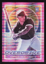 2021 Panini Chronicles Overdrive #8 Yermin Mercedes Pink Pulsar Prizm Card TCCCX