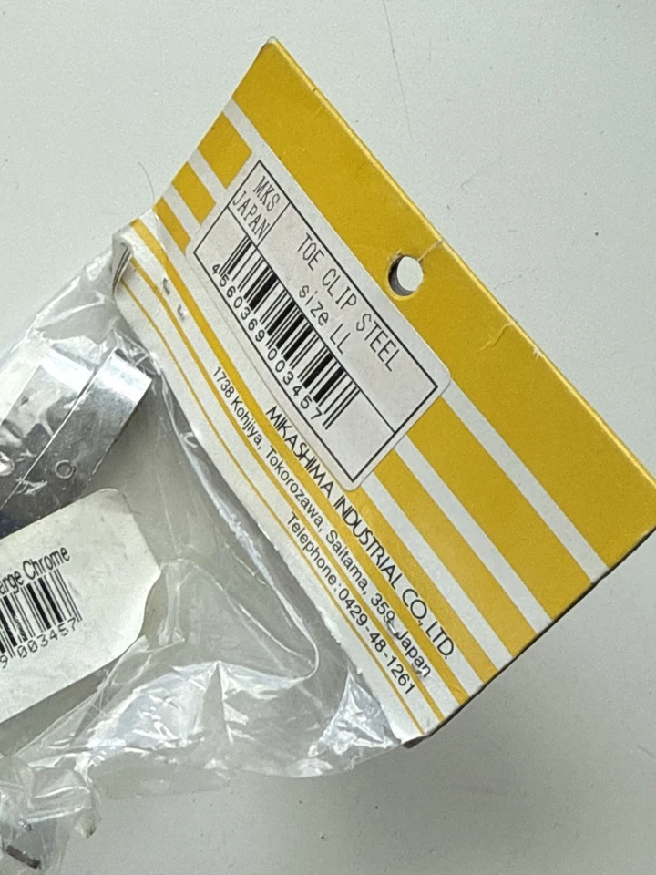 MKS Chrome NJS Steel Toe Clips X-Large New Track Bike Road Bike Fixed gear - Image 2 of 4