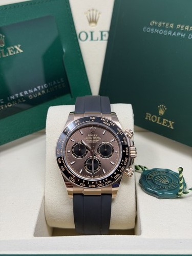 Rolex Daytona Rose Gold 126515LN Chocolate Dial Oyster Flex Box & Papers 2026