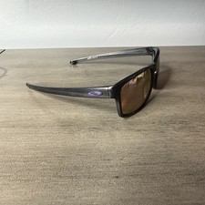 Oakley Sliver Men's Square Sunglasses - Black Frame Purple Polarized Lens