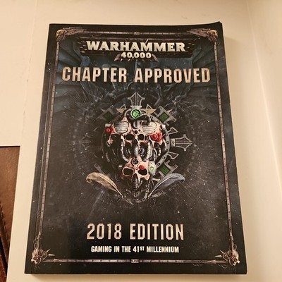  WARHAMMER 40k Chapter Approved~2018 Ed~Games Workshop