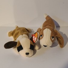 1996 TY Beanie Baby - "BERNIE" the St. Bernard 8" Beanbag Tracker Lot