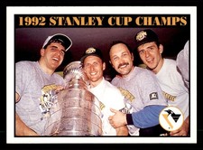  518 Stanley Cup Champs Penguins 1992 Score Hockey Sports Trading Card 
