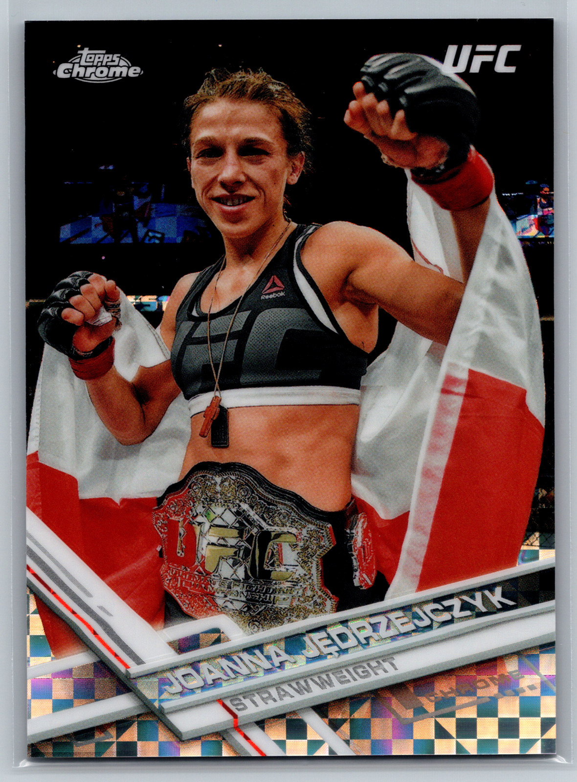 Joanna Jedrzejczyk #53 Ufc Cards 2017 Topps UFC Chrome trading card — raw and PSA graded price guide