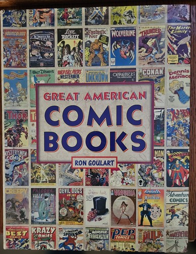 Great American Comic Books (2001) RON GOULART HARDCOVER!