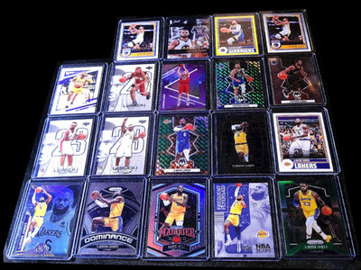 MODERN NBA BASKETBALL (74) CARD LOT COLLECTION  JAMES, JORDAN, CURRY  (25BKB)