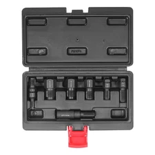 7Pcs Metric Thread Repair Chaser Set for Damaged Spark Plug & O2 Sensor Threads