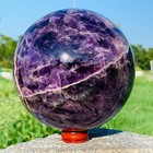 6.71LB Natural Dreamy Amethyst Quartz Sphere Crystal Ball Reiki Healing — photo 5