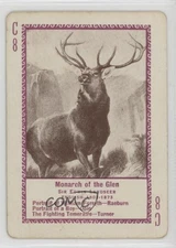 1897 US Playing Card Game of Famous Paintings Monarch of the Glen #C8 0w6